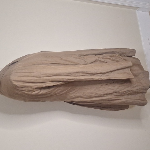 CAbi Treasure Hunter Steampunk Jacket Trench Coat Beige Cotton Blend SZ M - Picture 8 of 14